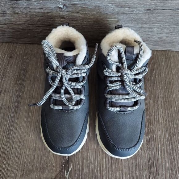 London Fog Sherpa Detail Lace-up Boot Size 11 - Picture 3 of 8